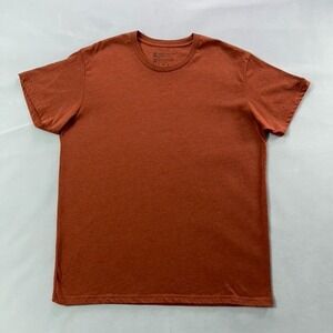 Linus Tech Tips T Shirt Men XL Orange LTT Short Sleeve Crew‎ Neck